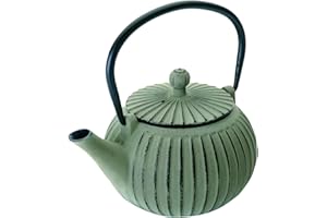 IBILI - Tetera hierro fundido Nepal, 0.5 litros, Interior esmaltado, Apto para inducción