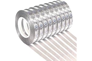 Bealif 5mm Curling Ribbon Shiny Silver Balloon Ribbon Crimped Balloon String for Gift Wrapping Ribbon Bow Wedding Birthday Christmas Party Festival Crafts Flower Decoration (10M/Roll)