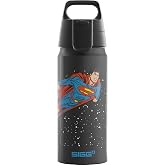 SIGG - WMB One Superman al&uuml;minyum i&ccedil;ecek şişesi, karbondioksit i&ccedil;in uygun, sızdırmaz, t&uuml;y kadar hafif, BPA i&ccedil;ermez, iklime za