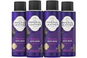 Imperial Leather Relaxing Bath Soak, Lavender & Wild Iris, Rich & Creamy Bubble Bath, Gentle Skin Care, Bulk Buy, Pack of 4 x 500ml