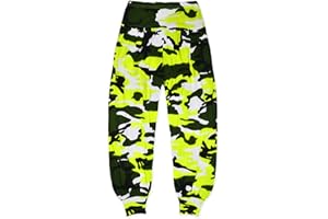 jolly rascals Girls Dance Pants - Multicoloured Viscose Camouflage - Casual - Machine Washable