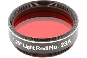 Explore Scientific Filter No. 23A for Telescopes 1.25 Inches Light Red