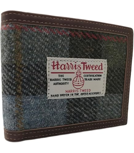 Glen Appin Harris Tweed Keltie Tall Mini Tote Bag in Burgundy & Pink T
