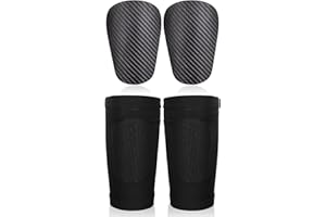 NQEUEPN Mini Espinilleras de Fútbol con Fundas para Calcetines - Accesorios para Adolescentes, Niños, Adultos y Niñas