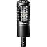 Audio-Technica AT2035 Microfono a condensatore cardioide per la registrazione audio domestica, progetti musicali e sonori, ap