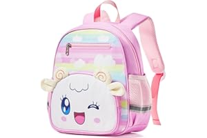 kibachev Kinderrucksack Mit Brustgurt Jungen/Mädchen, Kindergarten Rucksack 8/10l, Kinder schulrucksack 2-3 Jahre, Kita Rucksack, Rucksack Kleinkind
