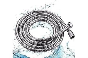 JOMOO 6 Ft 71 Inches Shower Hose, Flexible Stainless Steel Handheld Shower Hose Replacement Hose for Handheld Shower Extra Long, Chrome