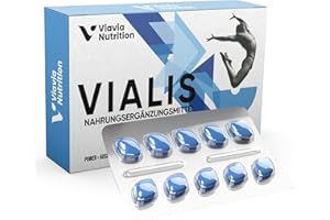 VIAVIA NUTRITION VIALIS x 10 Kapseln – Natürliches Präparat für aktive Männer – Extra Stark – Hochdosiert mit Maca, Ginseng, Tribulus Terrestris und L-Arginin