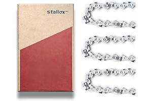 3 tallox cadenas de sierra .325" 1,6 mm 68 eslabones 45 cm full-chisel compatible con Stihl Husqvarna Dolmar Makita y otras