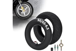 MTATCN 90/65-6.5 Pneu avant et tube intérieur avec tige de soupape inclinée TR87 pour 47cc 49cc Kids Mini Pocket MTA1 MTA2 CAG LUCKET 7 Bike MOTO MINI ELECTRIC SCOOTERS E-Bike Dirt Bike