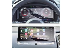 GAFAT Compatible avec Nissan Qashqai J12 e-Power/Juke 2024/X-Trail T33 2023 2024 2025 12,3" Navigation + Cockpit Film de Protection d'Écran, 12,3 pouces Film en Verre, 9H Anti-rayures [2 Pièces]