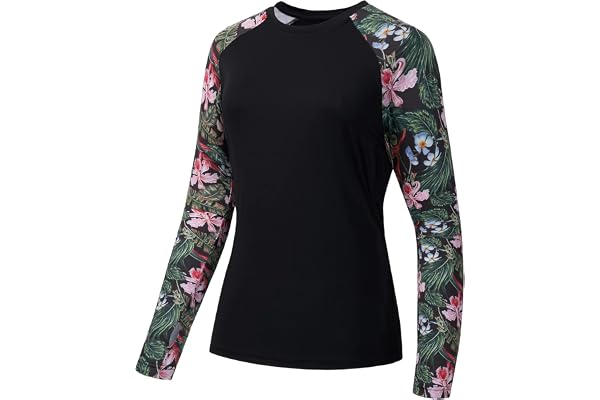 Bassdash T-Shirt de Protection Solaire UV UPF 50+ pour Femme à Manches Longues pour la pêche, la randonnée, la Performance