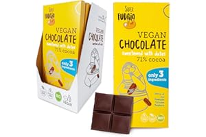 SUPER FUDGIO czekolada słodzona daktylami - bez glutenu - 10x80g