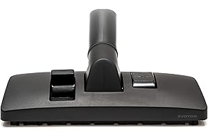 SVOYON Brosse combinée commutable de 32 mm de qualité supérieure pour aspirateur AEG, Numatic, Philips et central, utilisable sur parquet, tapis, stratifié, PVC, carrelage