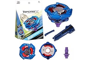 EDUPLAYTE Spinning Deluxe Set,Gyroscope un nuovo mondo di trottole con 1 starter e 1 trottola, da assemblare con e in 2 click