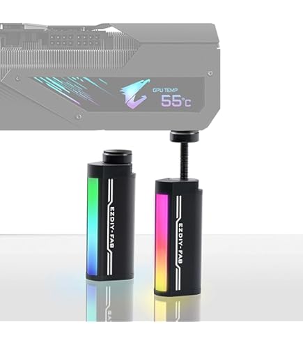 Supporto GPU Regolabile Per Scheda Grafica - In Alluminio, Altezza 49-80mm, Design Magnetico, Nero - Foto 7