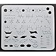 Organic Chemistry Stencil Drawing Template
