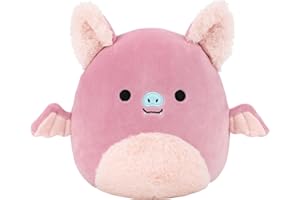 Squishmallows Original 7.5-Inch Jakob the Pink Fruit Bat | Collectable Cute Plush Toy, Cuddly Toys for Children, Soft Toys, Cute Teddies Suitable for Girls and Boys Ages 3