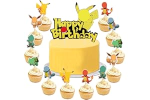 YOGARTH 25 Stück Tortendeko Jungen Mädchen, Kuchen Deko Kindergeburtstag, Tortendekoration Cake Topper Set, Happy Birthday Topper für Kinder Geburtstag Party Kuchen Dekoration Supplies (A)