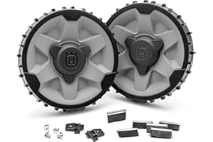 Husqvarna Automower® Terrain Kit mit Bürsten – Passend für Automower® 310, 315, 315X, 520 & 550 – Verbessert die Haftung an Hängen und unebenem Boden