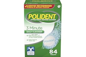 Polident Polident Denture Cleanser Antibacterial, Antibacterial 84 tabs
