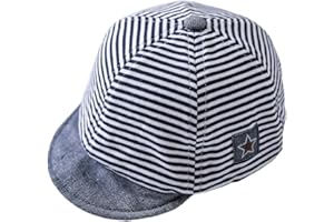 GEMVIE Gorro de Béisbol para Bebe Niño Verano Protector del Sol Gorra Niña Playa Rayas Clasicas Algodón