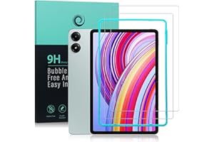 Ibywind Pellicola Protettiva per Xiaomi Redmi Pad PRO/Poco Pad(12,1 Pollici),con 2 Pezzi in Vetro Temperato,Facile da installare,Durezza 9H