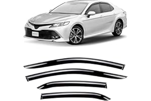 CLIM ART Lot de 4 deflecteur Voiture pour/Compatible avec Toyota Camry 2017-2024 Sedan, deflecteur d air, déflecteurs pour Auto, aériens