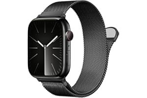 MRAIN-H Patented Milanese Loop Compatible with Apple Watch Straps 46mm 38mm 40mm 41mm 42mm 44mm 45mm 49mm for Women Men, Magnetic Bands for iWatch Strap Series 10 9 8 7 6 5 4 3 SE2 SE Ultra2 Ultra