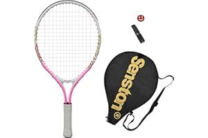Senston 17/23'' Tennis Racket for Youth - Lightweight, Durable, Easy Grip, Beginner-friendly