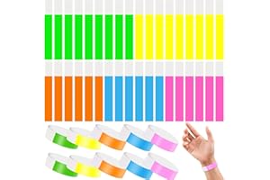 LYJOW 500pcs Bracelet Evenementiel Résistants à l'Eau Bracelet Papier Bracelets Papier Pour Sécurité Et Évènements Bracelet Papier Étanche Pour Événements Bracelets Sécurité Bracelet Jetable Soiree
