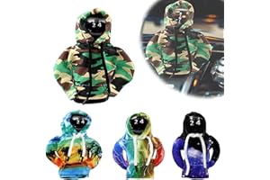 KXVXXV 4 Stück Schaltknauf Hoodie, Auto Schaltknauf Abdeckung Deko Innenraum, Accessoires Modisches Schalthebel Hoodie 15 x 13 cm