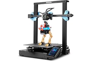 Sovol SV01 Pro Drukarka 3D z metalowym wytłaczarką Direct Drive, samochodowy czujnik poziomowania łóżka, 32-bitowa Cicha płyta główna TMC2208 i elastycznym łożem druku, rozmiar druku 280 x 240 x 300 mm