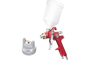 BenBow Pistolet à Peinture de pulvérisation à gravité d'air HVLP Pistolet à compresseur à air comprimé | Nombreuses Buses différentes | pour Peinture Automobile | pneumatique, Taille :3/0mm