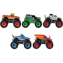 Monster Jam, Official Pit Party 5-Pack of 1:64 Scale Monster