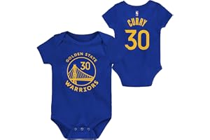 Outerstuff NBA Newborn & Infants 0-24 Official Player Name & Number Jersey Creeper Romper