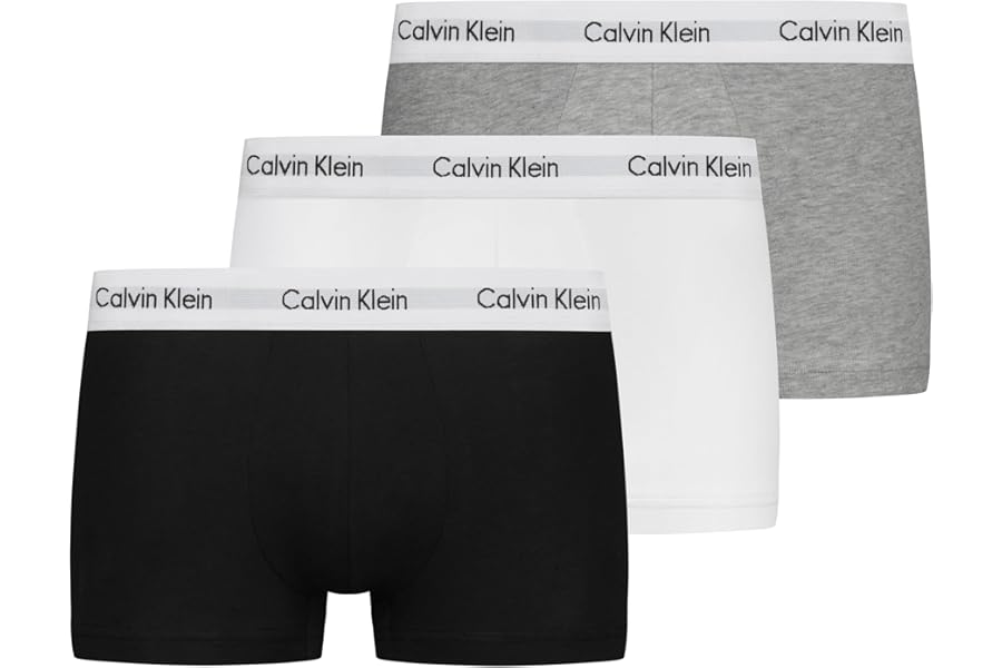 Calvin Klein Boxers Taille Basse Lot de 3 Homme sous-Vêtement