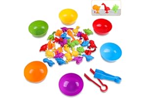 Umitive Giochi Montessori 2 3 4 Anni, Giochi Educativi per Bambini Impara Il conteggio, Il Colore e la classificazione, Bambini Regali per Ragazzi e Ragazze, Dinosauro A