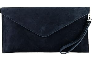 MODAMODA DE - MADE IN ITALY Modamoda de, T106 – Borsa in pelle, clutch da sera, produzione italiana