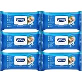Canped Patient Body Perineal Cleansing Wet Wipes Towel 48 Leaf Xl (Set of 6) With Plastic Lid