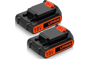 POWAYUP 2Pezzi 3600mAh Ricambio Batteria per Black Decker 18V LB2X4020 BL2018 LBXR20 LBXR20-OPE LB20 LBX20 per Black Decker 18V Batteria BL1518-XJ BL2018-XJ LBXR20B-2 LB2X4020 -OPE LST201