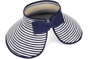 MK MATT KEELY Duża plażowa słomkowa czapka przeciwsłoneczna damska składana czapka z szerokim rondem dla kobiet daszek czapka wiadro z kokardą