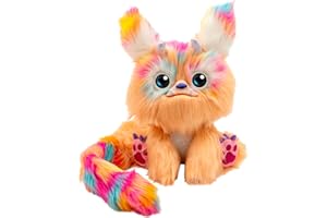 Furlings - Cleo | Loving Interactive Plush Jackalope More Than 80 Realistic Reactions | Soft Animal Girls' Surprise Toys & Gifts for Birthdays and Christmas Ages 3+, Orange