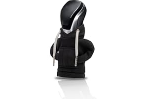 Lohca Sweat Pommeau de Vitesse, Couvercle Levier de Vitesse, Le Cadeau Parfait pour Les Passionnés d'Automobiles, Hoodie Car Gear Shift Cover, Noir