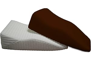 Dukal | Bezug für Beinruhekissen/Venenkissen | Maße: 40x70 cm | aus hochwertigem DOPPEL-Jersey | 100% Baumwolle | Farbe: braun