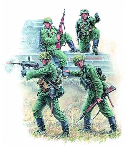 ZVEZDA 3627 - Infanterie Allemande Front Est Hiver 1941-42 - 1/35 - Maquette Neuf Diorama Hiver 1941