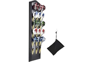 GALLOP CHIC Darts Hub - Darts Equipment Organizer - Sports Darts Accessory Equipment Storage - With the Capacity to Hold All 4 Sets of Darts (Steel/Soft) Fully Assembled