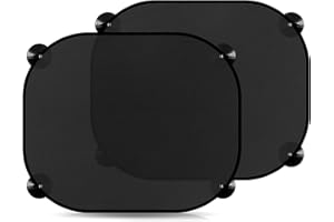 KUDMWCC Sonnenschutz Auto Baby,44x35cm Sonnenschutz für Auto,Universeller Auto Sonnenblende mit UV Schutz,mit 8 Saugnäpfen für Baby Kinder Mädchen Jungen