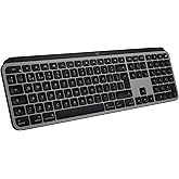 MX Keys per Mac Tastiera illuminata wireless - Layout QWERTY US International, Nero