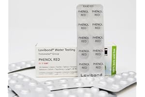 Lovibond - Phenol Red Tablets | pH Measurement for Pool Water | Comparator Use | 100 Pack | Compatible with Swimming Pool pH Kits | Ideal for Accurate Testing, Phenol Red